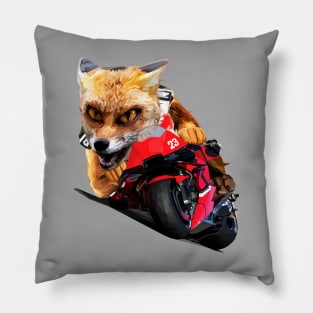 Fox Leading Race Day Pillow