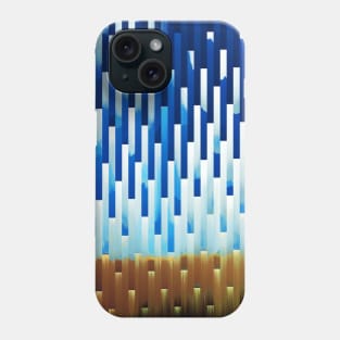 Desert Heat - Glitch Abstract Contemporary Art Phone Case