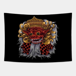 Balinese Mask Tapestry