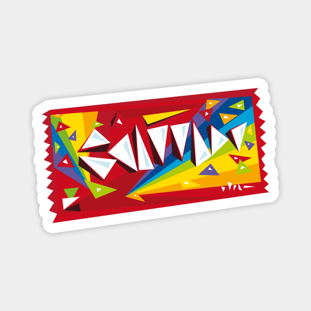 Item S27 of 30 (Skittles Abstract Study) Magnet by herdat