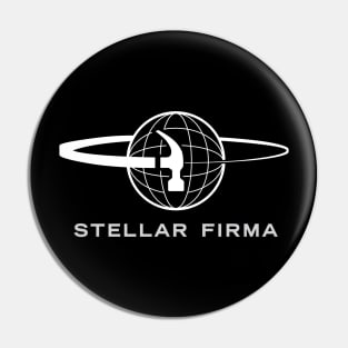 Stellar Firma Podcast Logo (Transparent) Pin