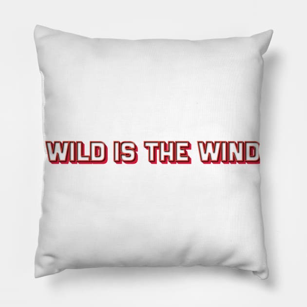 Wild Is the Wind (Nina Simone) Pillow by BY TRENDING SYAIF