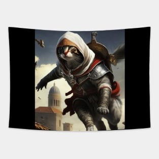 Cat assassin Tapestry