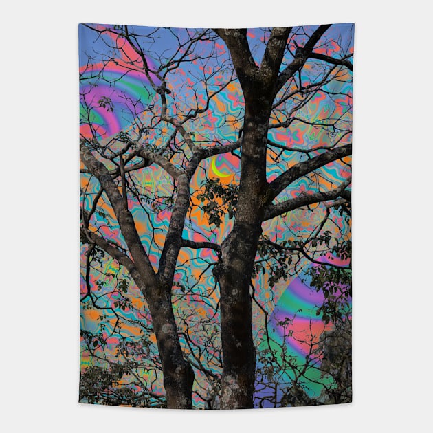 Mind Trees Tapestry by Cajuca