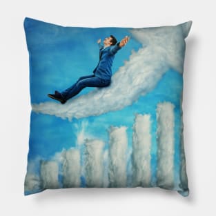 flying to success Pillow