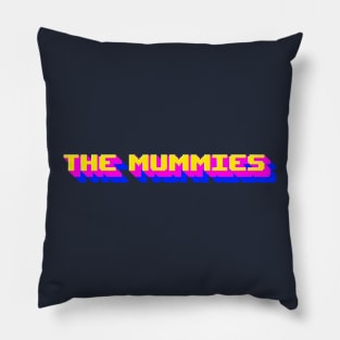 8bit Gaming Style The Mummies Animated Pillow