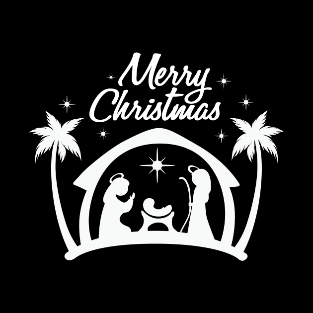 Merry Christmas Birth of Jesus Christ by ThyShirtProject - Affiliate