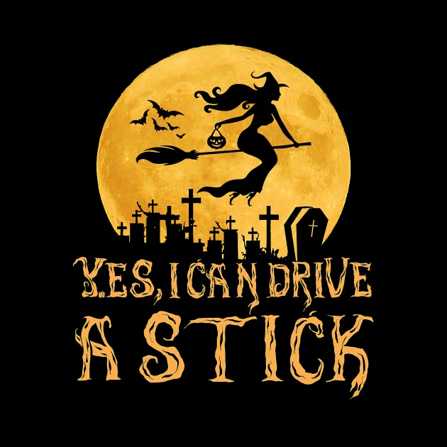 Halloween I Can Drive A Stick by Tatjana  Horvatić