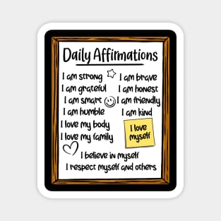 Daily Affirmations Magnet