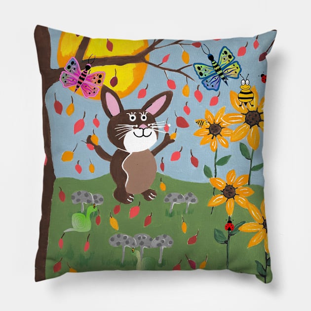 FALL Season Bunny Pillow by SartorisArt1