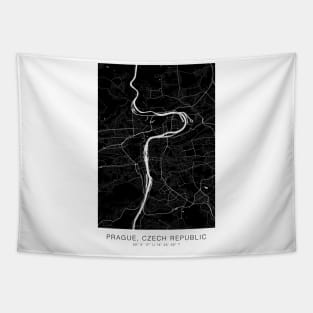 prague maps poster minimalist Tapestry