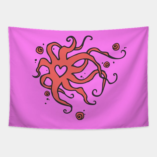 Tentacles Of Love Tapestry by loltshirts