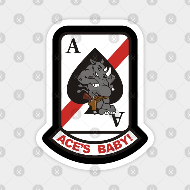 F/A18 Rhino - VFA41 Black Aces Magnet by MBK