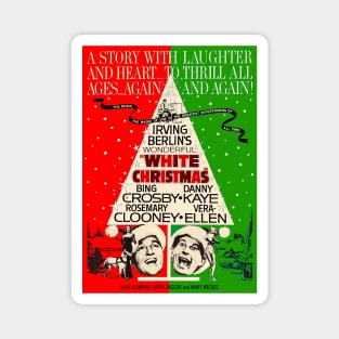 White Christmas Magnet