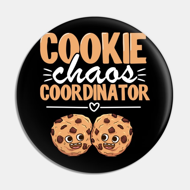 Cookie Chaos Coordinator Funny Scout Cookie Dealer Pin by Kuehni