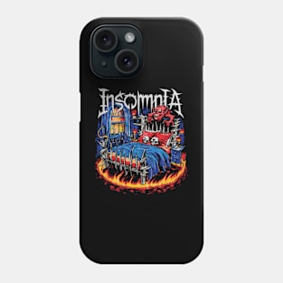 Infernal Insomnia: Welcome to the Abyss of Sleepless Nights Phone Case