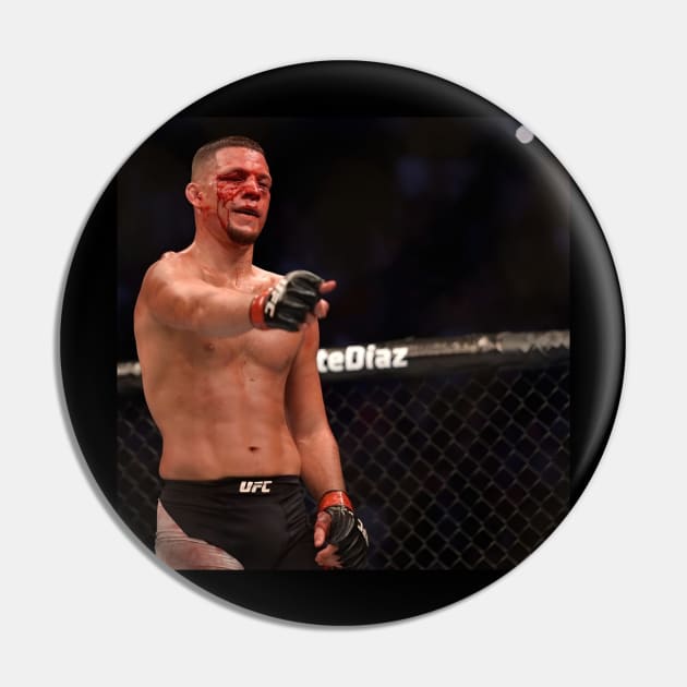 Nate Diaz 'The Stockton Slugger' Pin by Fit-Flex