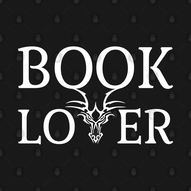 Book Lover Fantasy Dragon by All About Nerds