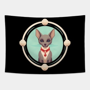 Oriental Shorthair Cat Xmas  Ornament, Love Cats Tapestry