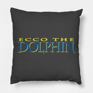 Ecco the Dolphin Logo Pillow