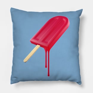 Red Cherry Popsicle. Pillow