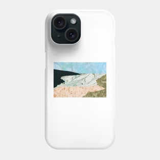 Coast : Marbled Paper Abstract Phone Case