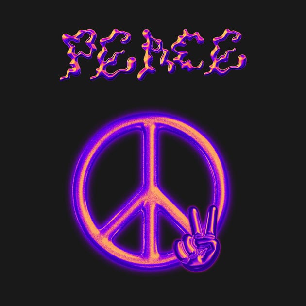 Purple Peace: A Retro Y2K Vibe by Amourist