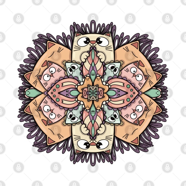 Kitty Cat Mandala by Nuffypuffy