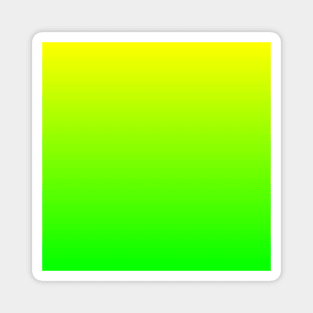 Shades of yellow and green Magnet