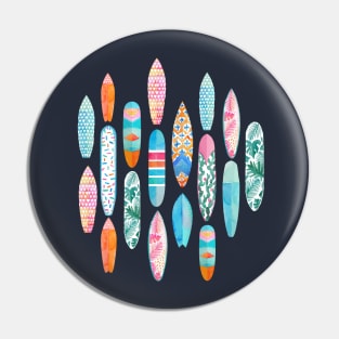 Color Of Surfboards Pin