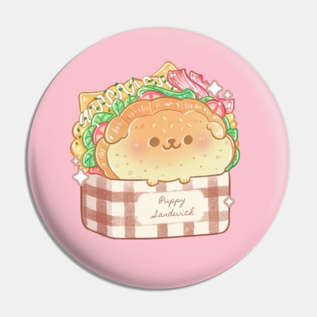 Doggy Sandwich Pin by Kukoo.Kat