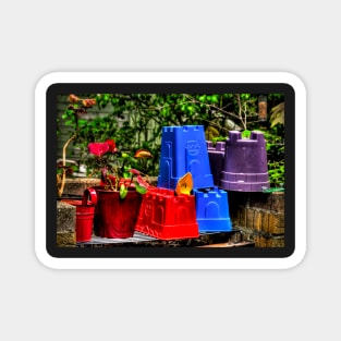 Sand Castle Buckets Magnet