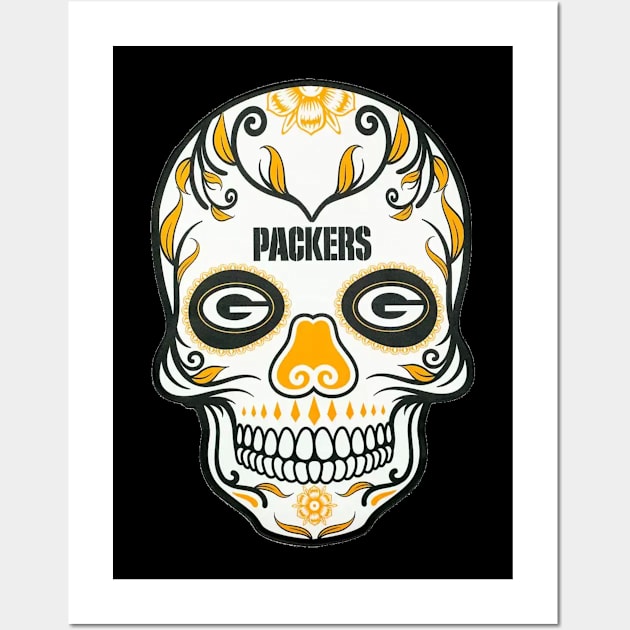 Packers Sugar Skull 