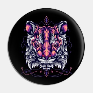 tiger head mask Pin