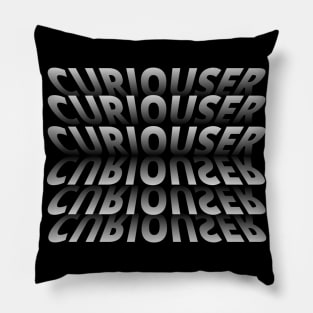 Curiouser and Curiouser Spinning Reflection Pillow