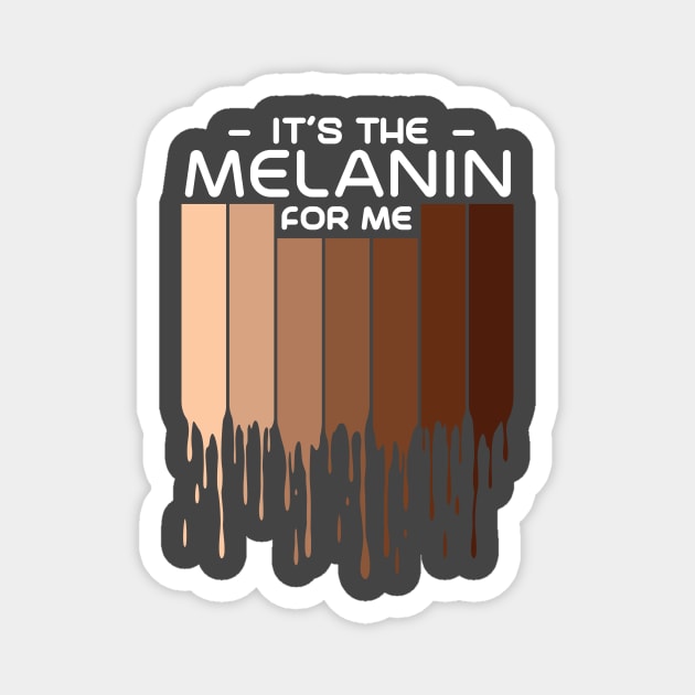 Melanin Poppin African American Queen Magnet by MandeesCloset