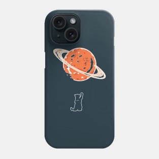 cat in space Phone Case