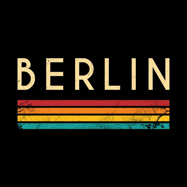 Retro Vintage Berlin City Nostalgic by fizzyllama