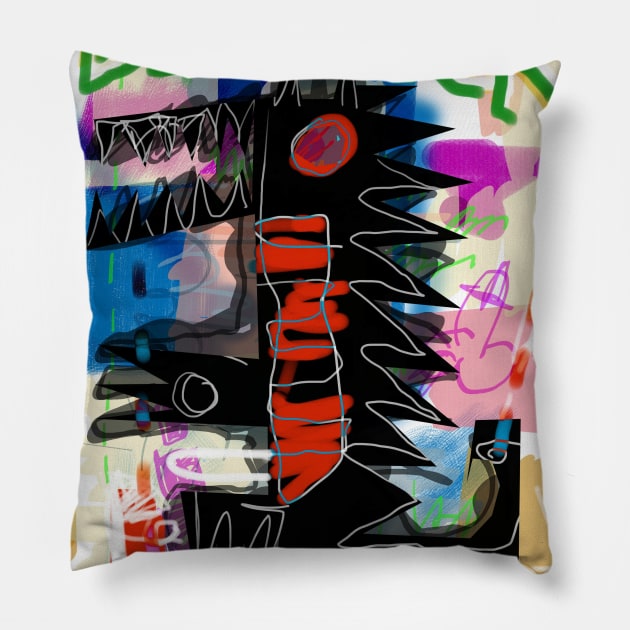 burning dragon Pillow by Sauher