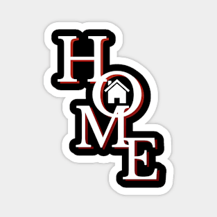 Home (Red) Magnet