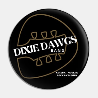 DIXIE DAWGS GUITAR LOGO #1 Pin