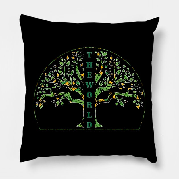 THE WORLD Pillow by TPNStore