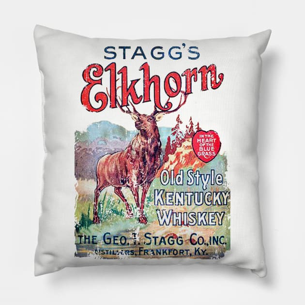 Kentucky Whiskey Pillow by retrorockit