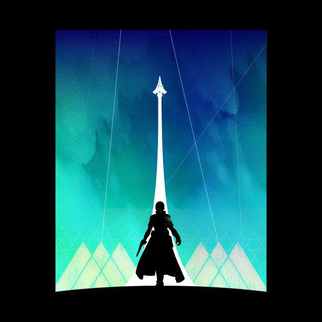 Warlock silhouette - Destiny - Phone Case