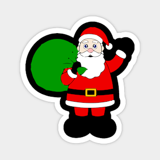 Santa Claus Christmas Magnet