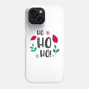 Christmas badges with lovely hand drawn elements and quotes Phone Case