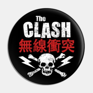 THE CLASH - EXCLUSIVE EMBLEM (RED - WHITE) Pin