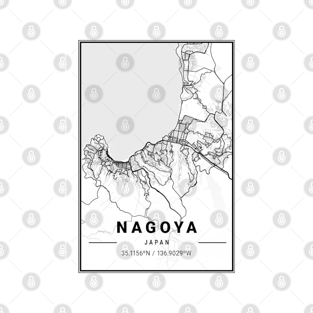 Nagoya Light City Map by tienstencil