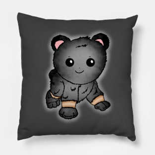 Cute Baby Black Bear Pillow