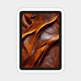 Imitation leather, natural and ecological leather print #1 Magnet